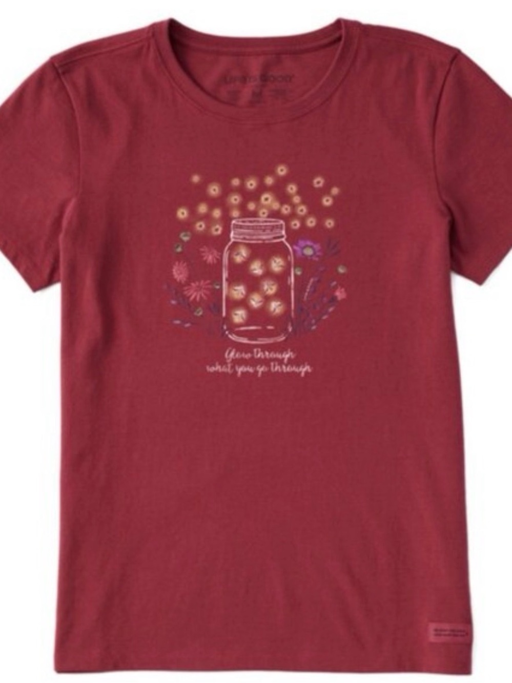 Red Firefly Mason Jar Graphic Tee